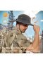 Fisherman hat dark grey 62-68cm breathable nylon UV foldable. - 3