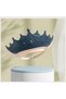 Baby bath cap, for children aged 0-9, adjustable children's swim protects eyes and ears, crown - blue - 4