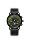 Men's Stainless Steel Watch, Black Mesh Band | Trnda-001