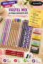 Karmaofis 20 Piece Pastel Mix Pencil Set |   12 Hb Pencils + 3 Red Pencils + 4 Erasers + Ufo Pencil Sharpener
