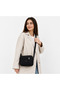Unisex Black Shoulder and Crossbody Bag – Daily Bag with Adjustable Strap and Zipper Closure - 3