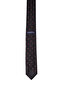 Black Patterned Classic Micro Tie - 3