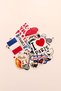 France 22 Piece Quality Laptop Phone Thermos Travel Sticker Set - 3