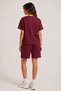 Women's Shorts and T-Shirt Set - Large Size - with Pockets and Laces - 2