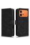 Honor 600 Compatible Case 360 Full Cover Leather Textured Cover Wallet Stand with Business Card Holder