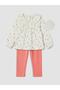 Floral Baby Girl Tights Set (W6) - 2