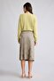 Pencil Checkered Regular Waist Midi Skirt I2955Ax26Au - 5
