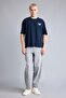 Back Lettering Printed Boxy Fit Short Sleeve T-Shirt H4024Ax26Au - 2