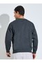 Charcoal Relaxed Fit Terry Sweatshirt - 4