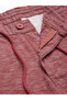 Men Red Slim Fit Melange Joggers - 3