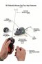 Remote Control Mouse Toy Fake Rat Prank – Realistic Pet Toy Plush Electronic Pet Teaser for Cats, Dogs & Kittens | Spooky RC Animal Trick Toy | Best Halloween, Birthday, Eid & Christmas Gift f - 2