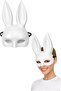 Long-Eared White Rabbit Mask – Party, Costume, and Halloween Mask