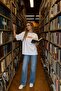 Women's Oversize T-Shirt Aries Printed White – Crew Neck, Comfortable Fit, 100% Cotton - 4