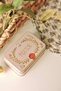 Vintage Mini Metal Box Organizer Pink / Jewelry Box