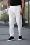 Old Money Fabric Trousers with Belted Pleated Belt Detail - 4