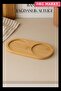 Bamboo Oil Pot Base Double Slot 9X19 cm - 2