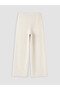 Özmarka New Season Beige Girls' Pants with Elastic Waist - 3