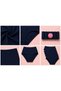 Sinem Yıldız Women's 95% Cotton High Waist Panties 6-Pack - 3
