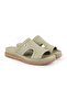 Women's Slippers Daily Genuine Leather Side Window Design Anatomical Flat Sole 26Y-1910 - 3