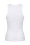 New Season Stone Embroidered Undershirt - White