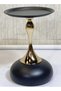 Nordic Luxury Small Waist Coffee Table Living Room Sofa Round Side Table Balcony Tatami Coffee Table Bedroom Bedside Shelf