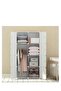 Nordic Modern 8 cube Wardrobes Home Dressing Rooms Assembly Closet for Clothes Minimalist Modern Economical Storage Clothes Wardrobe - 2