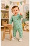 Baby Boy Baby Girl Romper Unisex Cotton Natural Cotton Patterned Snap Fastener Long Sleeve Newborn Baby Sleeping Bag - 6