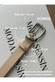 2-Pack List Köprülü Silver Belt Waist Belt Jacket Belt Dress Belt Trouser Belt - 2