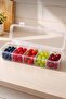 Vully 6 Pieces 5-Compartment Snack Container with Lid - Multi-Purpose Organizer - 2