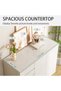 Chest of Drawers, 4-Dawer and 2-Door Wooden Storage Cabinet for Household Items and Beddins, Multifunctional Drawer Storage Cabinet for Living Room and Bedroom, DGC001 - 6