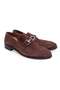 Brown Laceless Genuine Leather Suede Leather Sole Men's Shoes