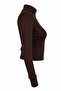 Zippered Brown Women's Jacket 7328 - 2