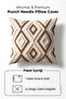 Ethnic Patterned Geometric Embroidered Decorative Throw Pillow Cover (Without Inner Filling) - 6