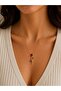Rose Figure Steel Necklace - 2