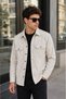 Men's Shirt Jacket Overshirt with Pockets and Buttons Seasonal Casual Stylish Jacket