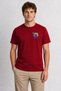 Retro Erik Poster Design T-Shirt - Red