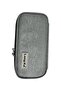Grey Insulin Cooler Travel Case, Diabetic Medication Organizer Bag for Pens & Vials, Bag Only - 4