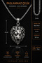 Stainless Steel Power Symbol King Lion Necklace - 6