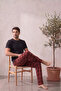 Cotton Plaid Checkered Summer Men's Pajama Bottoms Pants - 4