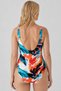 Egyptian Accessory Thin Strap V-Neck Plus Size Swimsuit Multi Color - 2