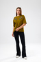 Sequin Double Tiger Embroidered Premium Fabric T-Shirt - 4