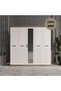 Pera 5 kapak MDF gardırop