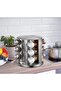 12-Piece Rotating Metal Spice Rack Set