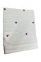 Towel Set with Heart Embroidery 3 Pieces - 5