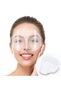 Clear Disposable Face Shield 100PCS – Ultra Lightweight Transparent Protective Visor Film Designed for Hair Cutting, Hair Coloring, Beauty Salon Services, Barbering, Eyebrow Grooming and
