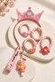 Six-Piece Children's Buckle Crown and Keychain Set - 2