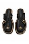 Women's Stylish Slippers with Cross Straps and Buckle