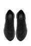 Men's Black Lace-Up Leather Sneaker Wm720007Df - 4