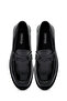 Women's Black Patent Leather Masculine Loafer Af45000412 - 7
