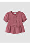 Pink Bow Detailed Girls' Set - 4